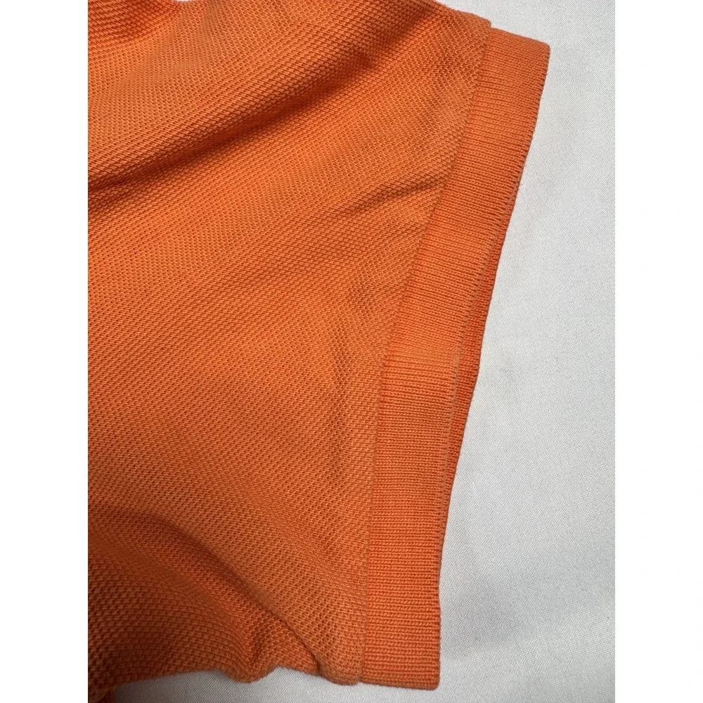 Polo Ralph Lauren Mens XL Orange Classic Fit Pony Logo Pique Polo Shirt